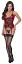Корсет Cottelli Collection Lingerie Basque XL красный - миниатюра 2