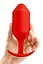 Анальна пробка B-Vibe Snug Plug 6, 16 см (червоний) - мініатюра 4