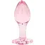 Анальна пробка EasyToys Anal Plug Glass S 7 см (рожевий) - мініатюра 1