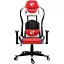 Геймерське крісло GT Racer чорне червоно-біле (X-5813 Black/Red/White) - мініатюра 1