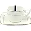 Чашка фарфоровая Снежная Королева Interos белая 240 мл с блюдцем 507009-А - миниатюра 1