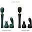 Вибромассажер с насадками Zalo Kyro Wand Turquoise Green - миниатюра 8