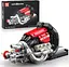 Конструктор двигун Mould King STR13 FORMULA ONE V6  Engine   моторизований дитячий мотор 980 деталей - мініатюра 2