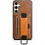 Шкіряний чохол Epik Wallet case and straps для Samsung Galaxy S24 Коричневий / Brown - мініатюра 1