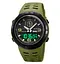 Чоловічий спортивний годинник Skmei 1655 (Зелений з чорним табло) - мініатюра 3