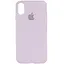 Чехол Silicone Case Full Protective AA для Apple iPhone XS Max 6.5 Сиреневый/Lilac - миниатюра 1