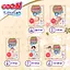 Упаковка підгузків для дітей Goo.N Premium Soft 2 S (3-6 кг) на липучках унісекс 140 шт. (70 шт. х 2 шт.) - мініатюра 4
