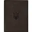 Кожаная обложка BlankNote Standart Crazy Horse с Трезубцем для нотариального реестра темно-коричневый - миниатюра 1