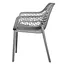 Стілець садовий пластиковий Bica Aria бежево-сірий - мініатюра 4