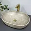 Умивальник VBI Modena S beige stone накладний VBI-012003 - мініатюра 1