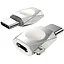 Адаптер Hoco UA8 MicroUSBType-C Pearl Nickel - миниатюра 1