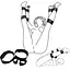 BDSM фіксатори для рук і ніг Black Bondage Чорний K000428 - мініатюра 3