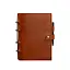 Шкіряний блокнот з датованим блоком (Софт-бук) 9.1 світло-коричневий - мініатюра 7