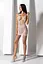 Бодистокинг Passion BS096 white - миниатюра 8