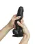 Реалистичный фаллоимитатор Strap-On-Me Sliding Skin Realistic Dildo Black - XL, эффект подвижной кож - миниатюра 2