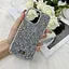 Чехол TPU Bling World Rock Diamond для Apple iPhone 15, 6.1 Серебряный - миниатюра 2