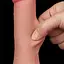 Фалоімітатор Sliding-Skin Dual Layer Dong 7.5'' 19.5 см тілесний - мініатюра 11