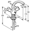 Смеситель для раковины Kludi Standard 210350515 - миниатюра 2