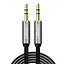 Кабель аудио UGREEN 3.5mm Male to 3.5mm Male flat Cable 0.5m Black (10723) - миниатюра 1
