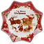 Тарелка BonaDi фарфоровая С Рождеством! Ø25 см kuh0007143 - миниатюра 1