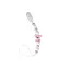 Цепочка для пустышки "Коала" MGZ-0521(Pink) силиконовая - миниатюра 1