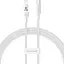 Дата кабель Baseus Gem Fast Charging Type-C to Lightning 20W (1m) (P10373001) Moon White - мініатюра 1