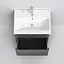 Тумба з умивальником AM.PM Hit 60 см підлогова графіт матовий M93A-FSX0602-WC0602GM38 Графіт - мініатюра 8