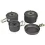Набір посуду Bo-Camp Explorer 4 Pieces 19 Hard Anodized Grey/Green (2200241) (DAS302733) - мініатюра 1