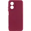 Чохол Silicone Cover Lakshmi Full Camera (A) для Oppo A17 Бордовий / Marsala - мініатюра 1