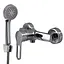 Смеситель для душа Globus Lux Dolly GLD-0105N хромированный для ванной комнаты с термостатом и экономией воды - миниатюра 5