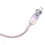 Кабель Baseus Explorer Series Fast Charging Cable with Smart Temperature Control Type-C to iP 20W 1 мpink - мініатюра 3