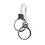 Наручники Taboom Silver Plated BDSM Handcuffs 65 см сріблястий - мініатюра 2
