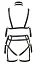 Бондажний набір Bad Kitty Naughty Toys Bondage Set S/M чорний - мініатюра 7