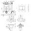 Набор: Qtap инсталляция 3 в 1 Nest QT0133M425 с панелью смыва квадратной QT0111M06028CRM + унитаз с сиденьем Tern QT1733052ERW - миниатюра 2