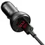 Автозарядний потужний Baseus U+U 45 W Digital Display Dual SCP Quick Charger Car Charger CCBX-B0G - мініатюра 2