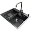 Комплект мийка + змішувач Romzha Arta U-550S Max BL (B) - мініатюра 1