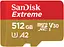Карта пам`ятi MicroSDXC512GB C10 UHS-I SanDisk Extreme V30 U3 R190/W130MB/s + SD (SDSQXAV-512G-GN6MA) - мініатюра 1
