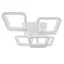 Люстра потолочная Brille светодиодная 60W WW WH (BL-479S/5) - миниатюра 1