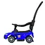 Дитяча каталка-толокар M 5045L-4 синій, з батьківською ручкою - мініатюра 4