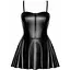 Сукня Noir Handmade F308 Dreamer wetlook corset Mini dress With front zipper - S - мініатюра 1