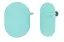 Чехол-накладка DK Silicone Candy Friendly с карабином для Google Pixel Buds A (011407) (mint green) - миниатюра 2