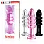Стеклянный фаллоимитатор LoveToy Glass Romance 14 см черный - миниатюра 1