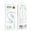 Дата кабель Borofone BX112 Lemon USB to Lightning 2.4A (1m) Blue - мініатюра 5
