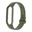 Ремешок силиконовый для Xiaomi Mi Band 5/6 цвет 24 зеленый - миниатюра 1