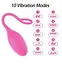 Смарт-виброяйцо для клитора и точки G для женщин 10 режимов розовый - миниатюра 3