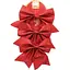Бант декоративный Chomik текстиль красный 3 шт. (GIF3768) - миниатюра 2