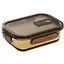 Емкость S&T для хранения 15х11х4.5 см коричневая (6044) - миниатюра 1