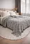 Плед-покрывало Cotton TURComFor серый хлопок евро 200х230 см TC303375971 - миниатюра 1
