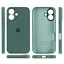 Чохол Epik Silicone Case Full Camera Protective AA для Apple iPhone 16, 6.1 Зелений/Pine green - мініатюра 4