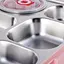 Ланч-бокс Snack на 5 секцій пластик та нержавіюча сталь. Kamille 1000 мл kuh0007578 - мініатюра 5